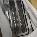 Elite Gourmet ECT5924D SmartToast Digital Long Slot 4 Slice Toaster, 1.5 Wide Slots for Thick Breads & Bagel Function, LED Touch Screen, Countdown Timer, 6 Shades, Stainless Steel (Gloss Black)