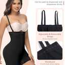 SHAPSHE Fajas Colombianas Moldeadoras Post Surgery Stage 2 Compression Garment Butt Lifting Full Body Shaper with Zipper M