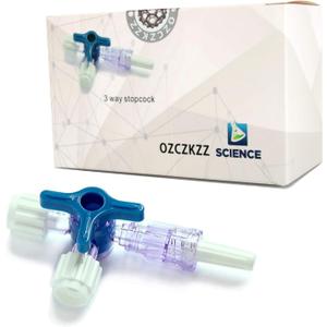 Luer Stopcocks 3-Way,Luer Connections,Sterile Individual Package,10Pcs