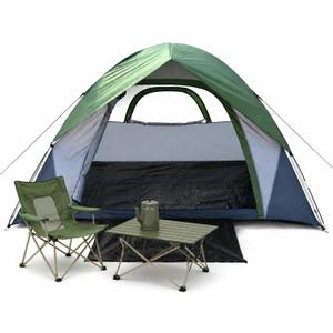 XL Camping Tents 4 Person Waterproof Double Layer Dome, X-Large