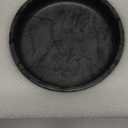 Marble Decorative Bowl - 7.5" Natural Black Solid Marble Centerpiece - Handmade Stone Fruit Bowl - Catch-All or Key Bowl for Kitchen - Modern Minimalist Decor