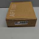 APT 1101 4 oz Glass Square Spice Jars with Labels, Glass Jars with Bamboo Lids, Spice Bottles, Seasoning Organizer, 12 Pack (Black)