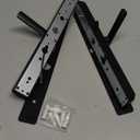 Sliding Door Smart Lock, Sliding Glass Door Lock with Fingerprint, JNZCH Smart Mortise Lock with App Control, IC Card, Keys, Anti-Peep Touchscreen, Perfect for Patio, Home (Black)