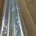 Ivilon Window Curtain Rod End Cap - 1 inch Pole. 120 to 240 Inch. Warm Gold