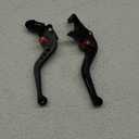 Short Brake and Clutch Levers for 2022-2023 CB500F CBR500R CB500X,Rebel500 Rebel 300 CMX 500 CBX300 2017-2021,NC700/NC750 S/X 2012-2015,CBR 600 F2,F3,F4,F4i 91-07,CB599/CB600 Hornet 98-06 (Black)