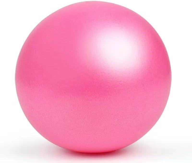 Exercise Ball, 9 Inch PVC Pilates Ball, for Physical Therapy, Yoga and Core Training (Pink)