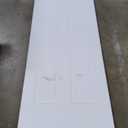 BARNSMITH 30x80 in Raised 6-Panel Textured White Primed Molded Door Slab, Classic Style Paintable Hollow Core Interior Door Panel, for Pocket, Swing, Sliding Door, Durable and Lightweight