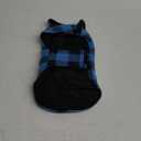 AOFITEE Dog Coat Plaid Dog Winter Coat for Large Dogs, Warm Dogs Jacket Christmas Sweater, Waterproof Pet Puffer Jacket, Reversible Pet Cold Weather Coats for Small Medium Large Pets, Blue, XXXL