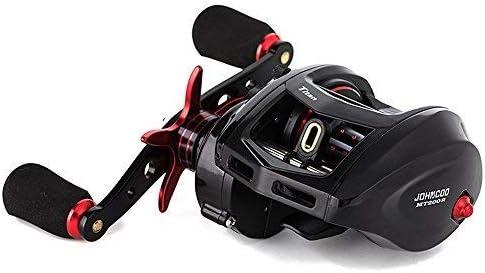 JOHNCOO Titan Baitcasting Reel Max Drag 13 Kgs Big Fish Fishing Reel for Saltwater and Freshwater Heavy Duty