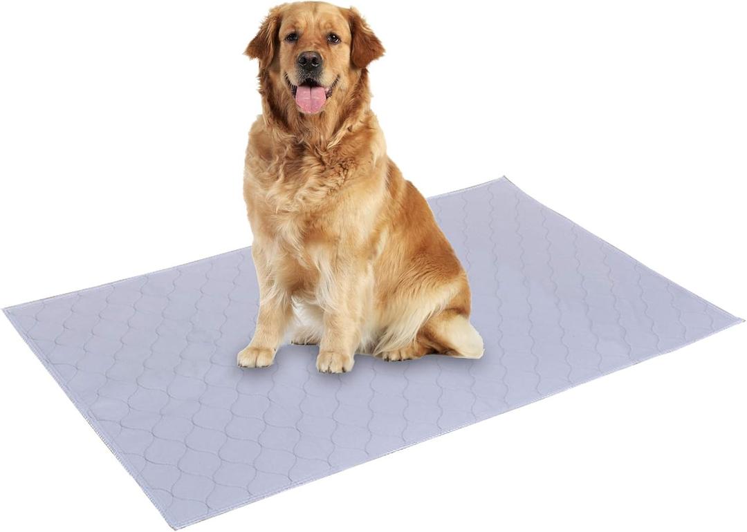 Dog Grass Large Potty Patch, Artificial Dog Grass Bathroom Turf for Pet Training, Washable Puppy Pee Pad, Perfect Indoor/Outdoor Portable Potty Pet Loo (Replacement Pee Pad) (L-35"X22.6")