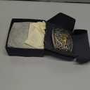 Kids Western Belt for Boys Girls Toddler Youth Genuine Leather Cowgirl Cowboy Belt with Silver Longhorn Buckle (Fits Waist 27"-31", Black)