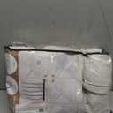 PleatedDrapes 102 Inch Long Curtains for Living Room, Light Filtering Privacy Pinch Pleated Curtain Back Tab for Track System Semi Sheer Drapes Cream Ivory Faux Linen Textured 40" W x 102" L 2 Panels