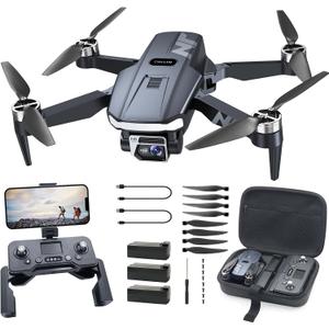 N11 PRO GPS Drone with Camera for Adults 4K UHD, 90 Min Long Flight Time, Auto Return, Follow Me, Long Control Range, Brushless Motor, 5G FPV RC Quadcopter for Beginners (Radiant Amber Tones Haze Wraps Horizon Luxurious Radiant Silver)
