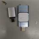 MFi Certified 256GB iPhone Flash Drive, Photo Stick Memory Stick for iPhone iPad, USB Thumb Drive for Photos Videos Transfer & Backup, External Storage Compatible for iPhone/Android/PC/Mac (Blue)