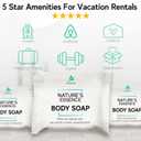 Bar Soap Bulk Individually Wrapped 120 Pack 0.5 oz Mini Hotel Soap Bars Bulk Travel Size Essential Toiletries for Hosts and Guests, Hotel, Hospitality, Shelters & Bathroom Amenities