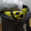 Extra Thick GAIALOOP 4 INCH Memory Foam Camping Mattress, Roll Up Floor Sleeping Mat Camp Cot Mattress Pad Travel Camping Couch Bed for Guest Adults Side Sleepers (Avocado Green)