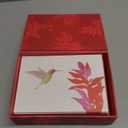 Papyrus Watercolor Hummingbird All Occasion Cards with Envelopes & Signature Seals, Blank Inside for Personalized Message (12-Count)