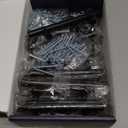 Ravinte 30 Pack | 5 Inch Cabinet Pulls Matte Black Stainless Steel Kitchen Drawer Pulls Cabinet Handles 5 InchLength, 3 Inch Hole Center