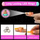 24 Pack Easter Party Favors for Kids,Easter LED Light Up Finger Lights Easter Basket Stuffers for Kid Toddler Teens Boys Girls Easter Egg Hunt Filling Treats Easter Basket Stuffers Easter Party Favor