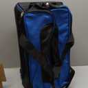 DREAMZA 2 Ball Bowling Bag with Wheels, Double Bowling Ball Bag 2 Ball Roller w/Separate Compartment for Shoes Up to US Mens Size 16, w/Retractable Handle Extends to 40" & Accessories Pocket