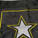 Black US Army Flag Embroidered 3x5 Double Sided- 3Ply Heavy Duty 300D Nylon(All Weather)- Military Flag USA Army Flag-2 Brass Grommets & 4 Rows Stitched