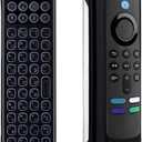iPazzPort Mini Bluetooth Keyboard Wireless with Remote Case for Amazon Firestick, Fire TV Stick /4K/Lite/Cube, Fire TV 3rd Gen, Echo Show 15.