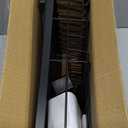 SNTD Dish Drying Rack - Small Dish Rack for Kitchen Counter, Stainless Steel Dish Drainer with Utensil Holder and Drainboard, 11" W x 15" L (Black)