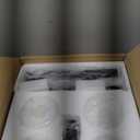 Bathroom Light Fixtures, 4-Light Matte Black Bathroom Vanity Lights with Milky White Glass Shade, Bathroom Lights Over Mirror Wall Lamp Sconces for Mirror Bedroom, Living Room Hallway