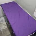 Zip On Sheets Twin Zipper Fitted Sheets - Includes 2 Zip On Sheet & 1 Fitted Sheet Base - 8" to 16" Inch Deep Pocket Twin Size Zipper Sheets - Faster & Easier 600 TC Cotton - Purple