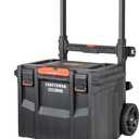 CRAFTSMAN TRADESTACK Tool Box with Wheels, Waterproof, Stackable System, Portable Rolling Storage for Indoor/Outdoor Use, 22.5 Inch (CMST21445)