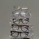 GIBLOGO Reading Glasses for Women/Men Eye Glasses Blue Light Reading Glasses Cheaters Eyeglasses (Black +Tortoise + 2 Green + Blue + Clear), 1.0x