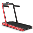 SuperFit 4.75HP 2 In 1 Folding Treadmill W/Remote APP Control Red
