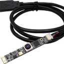 ELP 16MP Autofocus USB Camera with Microphone - Mini UVC USB2.0 Lightburn Camera - 68degree No Distortion Lens