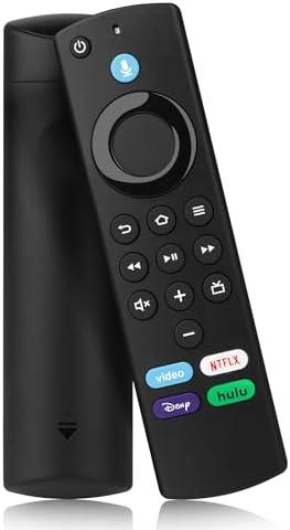 Replacement Voice Remote Control Compatible with AMZ TV Stick/Lite/Cube/4K Max/4K, 3rd Gen Smart TVs, for Insignia-Toshiba-Pioneer Smart TVs