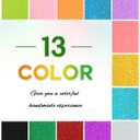 Glitter Cardstock Paper 12" x 12", 250gsm/92lb Glitter Paper 60 Sheets for Scrapbooking, Card Making, Craft Supplies