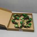 St. Patricks Day Wreath Decorations,Shamrocks Wreath for Front Door,Green Glitter Leaves Wreath, St. Patrick's Day Decor for Spring Outdoor Home Wall Window