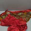 Senker Fashion 35" Head Scarf for Women, Pirate Costume Accessories Silk Red Bandana for Hair Wrapping and Sleeping