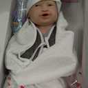 Full Body Silicone Reborn Baby 13 Inch Real Silicone Not Vinyl Lifelike Baby Doll Girl with Clothing Set for Kids