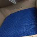 Packing & Moving Blanket - 80" x 72" 40 lb/dz - Professional Quilted Shipping Thick Furniture Pad (Blue 12 Pack)