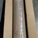Fencer Wire Vinyl Coated Mesh Size 48-Inch Wide, Black Metal Garden Fencing Wire Grid Hardware Cloth, Multiple Use for Home Improvement