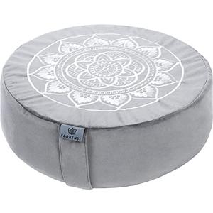 Florensi Meditation Cushion Velvet Floor Pillow with Buckwheat Fill
Buckwheat-filled meditation cushion with soft velvet cover for supportive seating during meditation and yoga