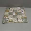 vctops Patchwork Chair Pad with Ties No Slip Lace Trim Chair Cushion Farmhouse Floral Print Kitchen Dining Seat Cushion (017 Green, 16"x16")