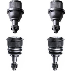 4PC Front Lower and Upper Ball Joint FITS 2003-2019 for Chevrolet Express 2500 3500/ GMC Savana 2500 3500, K6694 K6711 Ball Joints Set FITS 2009-2018 for Chevrolet Express 4500 / GMC Savana 4500