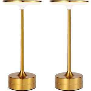 Cordless Table Lamp Rechargeable 2 Pack,6000mAh Battery Operated LED Desk Lamp,LED Portable Touch Restaurant Table Light Up to 48 Hours Usage for Restaurant Bar Outdoor Indoor