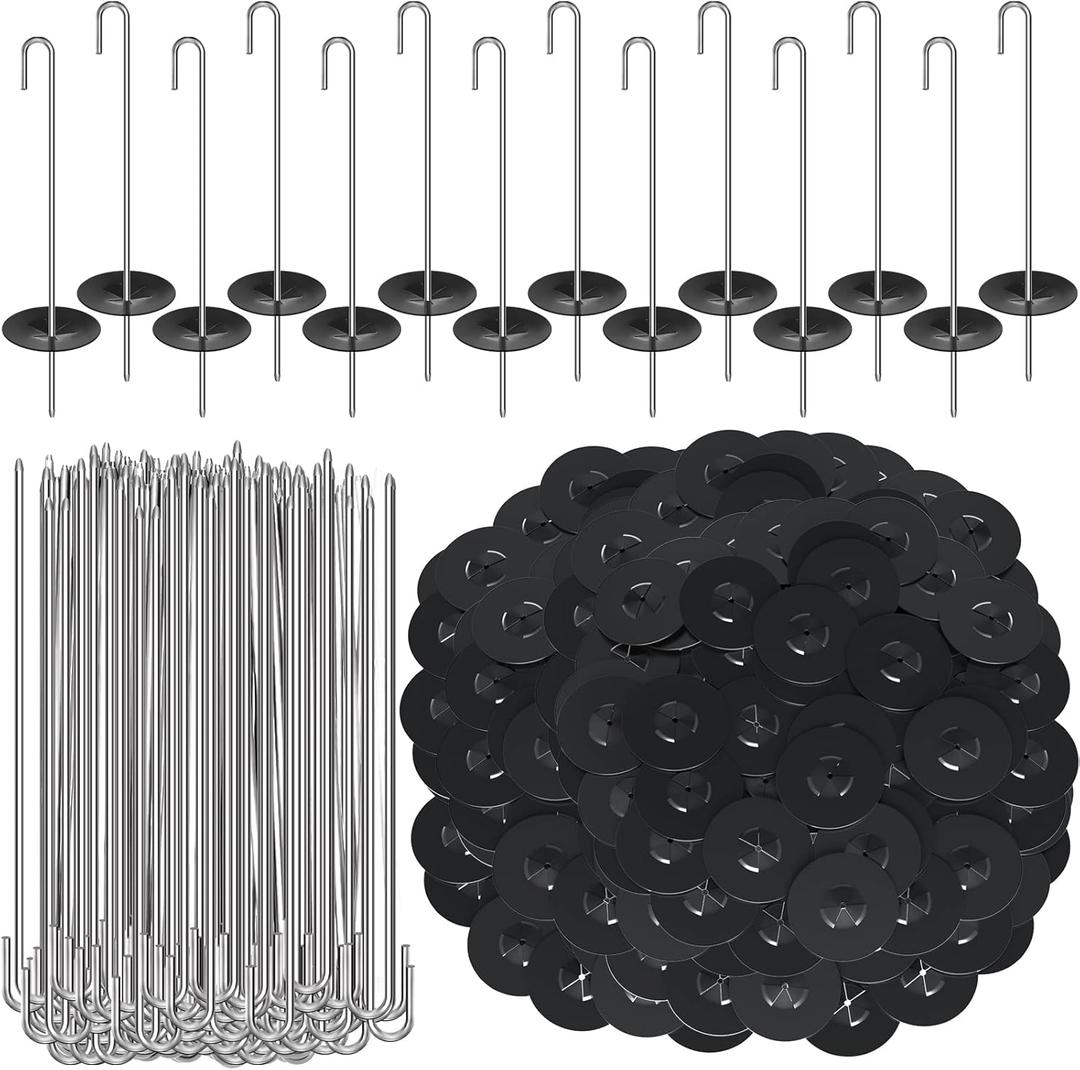 Solar Panel Guard Clips Animal Guard Fastener Animal Roll Kit Stainless Steel Fastener Clips for Solar Panel Bird Wire Pigeon Fence(100 Packs,38 mm)
