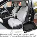 VESUL Center Console Armrest Storage Box Compatible with Hyundai Elantra 2017 2018 2019 2020 ABS Tray Insert Organizer Glove Pallet