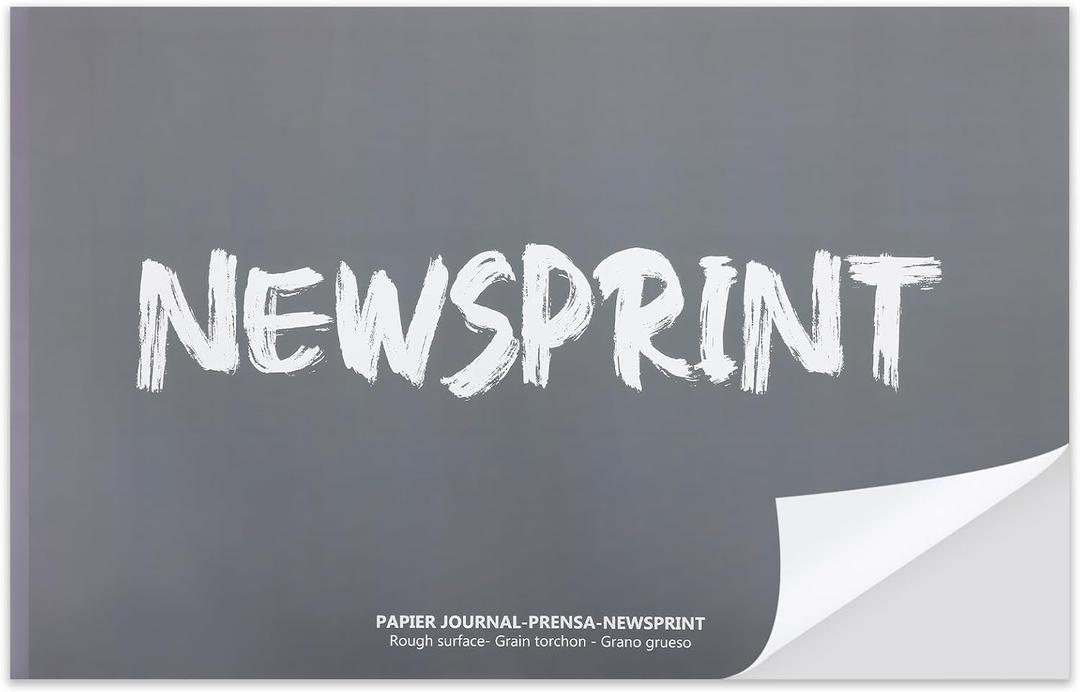 Feifeiya 24"x36" Newsprint Pad 100 Sheet Tape Bound Drawing Paper Sketch