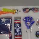 Soccer Fan Gear Set for 2026 World Tournament, Soccer Party Favors Kit with Flag,Scarf, Face Paint, Clapper, Horn&Glasses,Supporter Accessories for Game Day, Sports Event, Gift