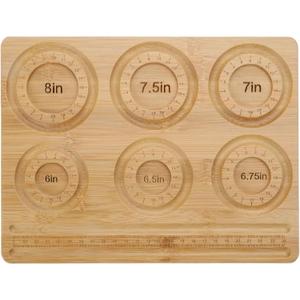 10x8'' Wooden Bead Board for Jewelry Making Panel with 6 Size Grooves, Easy to Use DIY Bead Board Makes Your DIY Job Easier