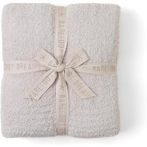 Barefoot Dreams CozyChic Throw, Stone, 54"x72"